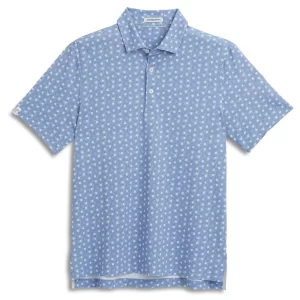 Mini Floral Polo AM1065 Chambray